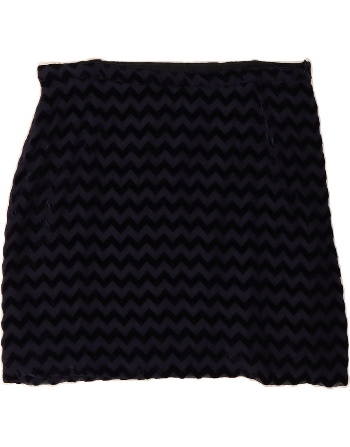 VINTAGE Womens Straight Skirt W32 Large Purple Chevron Vintage Vintage and Second-Hand Vintage from Messina Hembry 