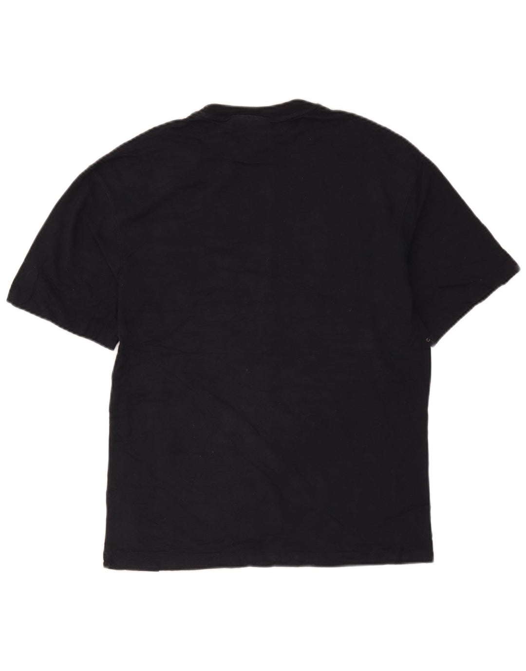 T-shirt grafica da uomo Zara Top Small in cotone blu navy