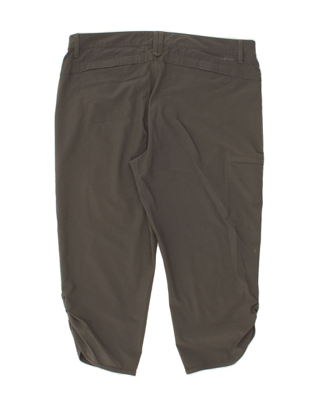 EDDIE BAUER Womens Capri Cargo Trousers US 14 XL W36 L21 Grey Polyester Vintage Eddie Bauer and Second-Hand Eddie Bauer from Messina Hembry 
