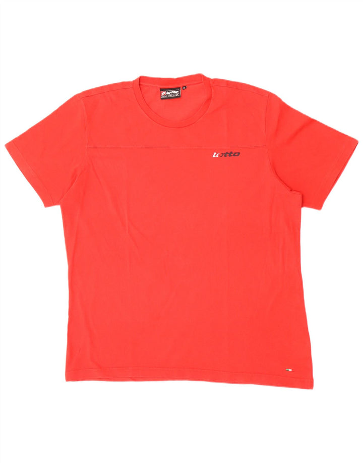 Maglietta da uomo Lotto Top XL Rossa