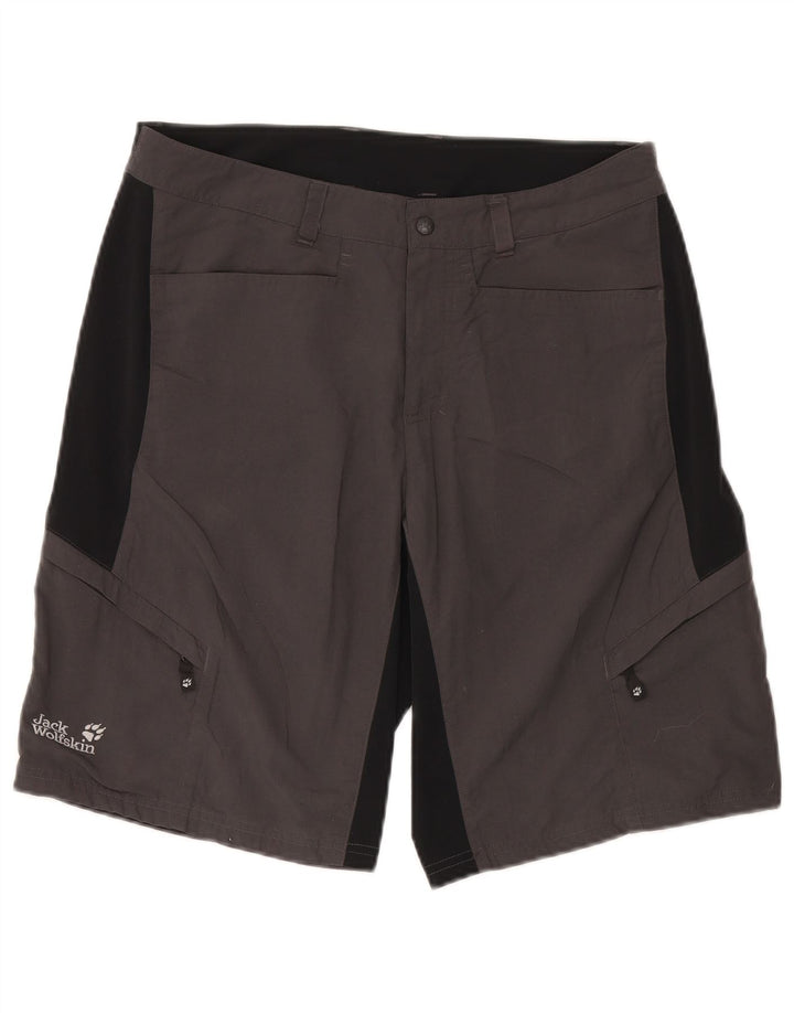 Pantaloncini cargo da uomo Jack Wolfskin EU 48 Medium W32 Grigio Colourblock