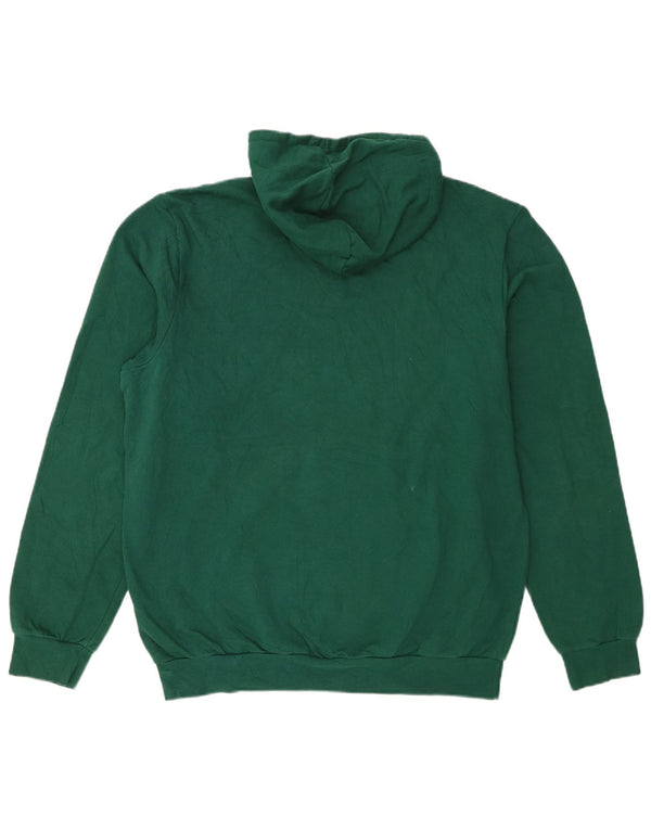 Felpa con cappuccio da uomo Adidas Large in cotone verde