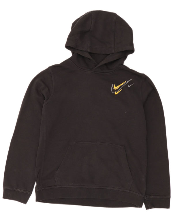 Felpa con cappuccio grafica Nike da bambino 13-14 anni XL in cotone nero