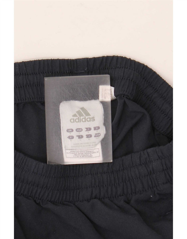 Pantaloni da tuta da uomo Adidas Small in poliestere blu navy