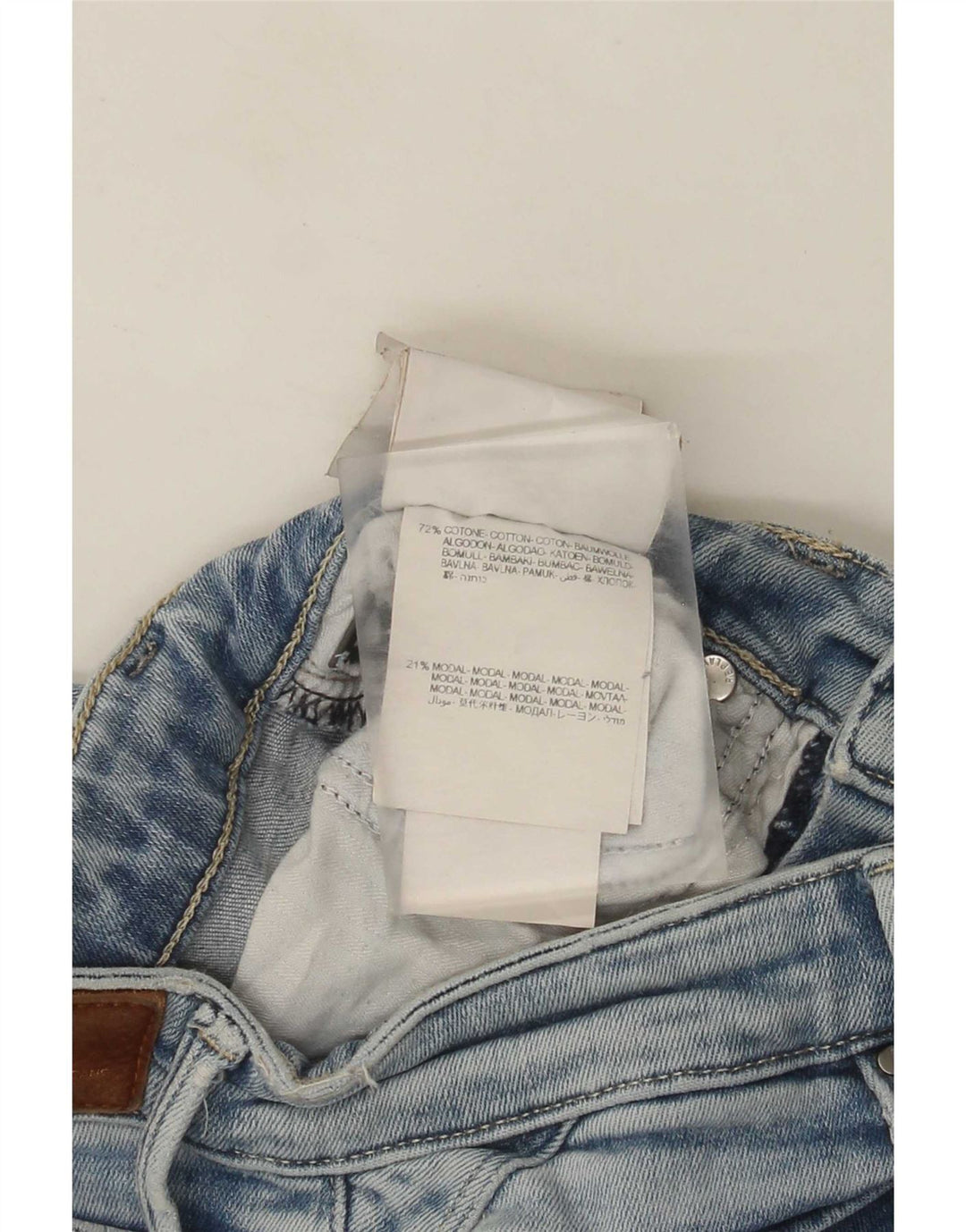 Jeans slim da donna Replay W27 L30 cotone blu