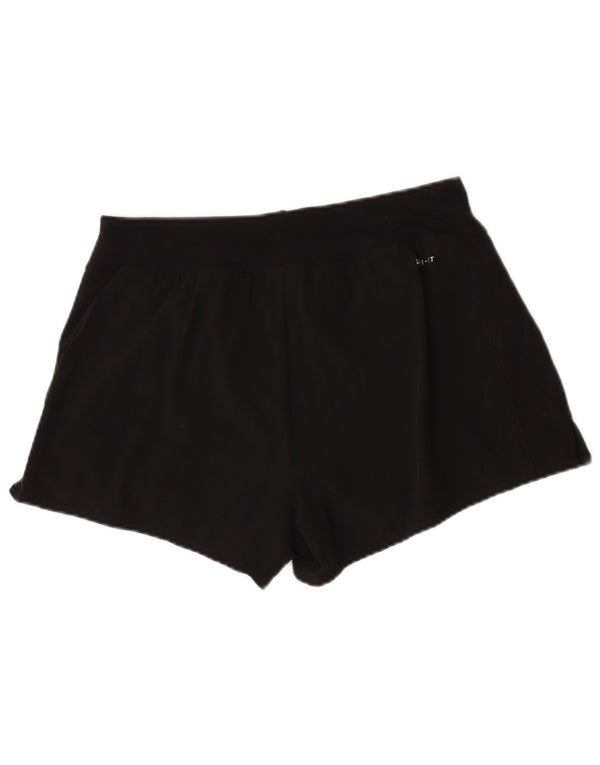 Pantaloncini sportivi Nike da donna Dri Fit UK 12 medio nero poliestere