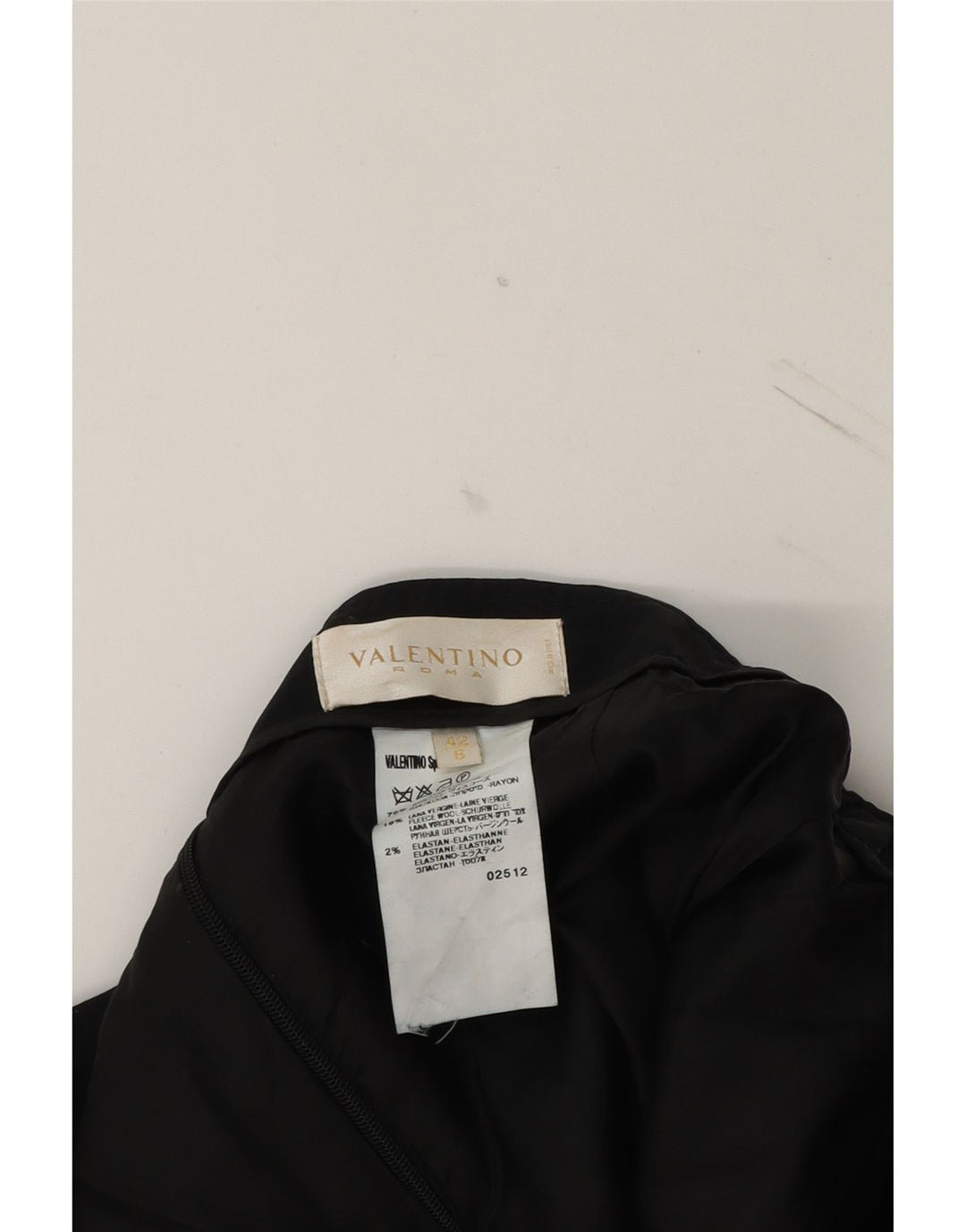 VALENTINO Womens Trumpet Skirt IT 42 Medium W28 Black Viscose Vintage Valentino and Second-Hand Valentino from Messina Hembry 