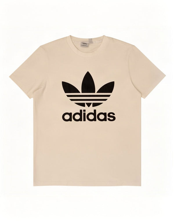T-shirt grafica da donna Adidas Top UK 10 piccola in cotone bianco
