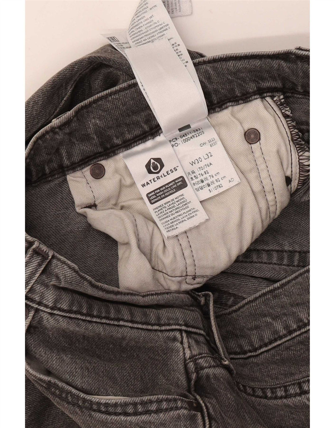 Levi's Jeans 511 slim da uomo W30 L32 Cotone grigio