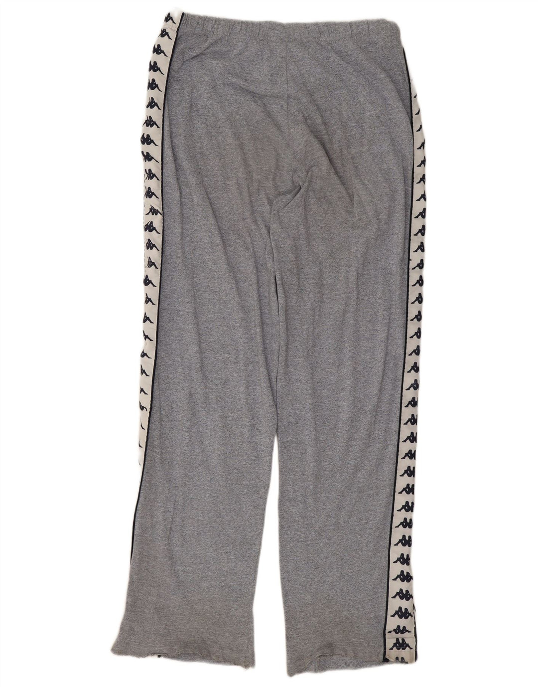 Pantaloni da tuta con grafica Kappa da uomo, grandi, in cotone color block grigio