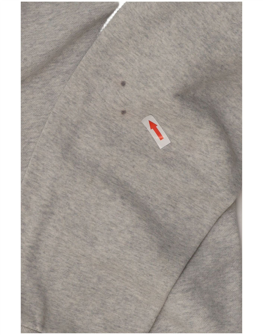 Felpa grafica da uomo Adidas Felpa in cotone grigio medio