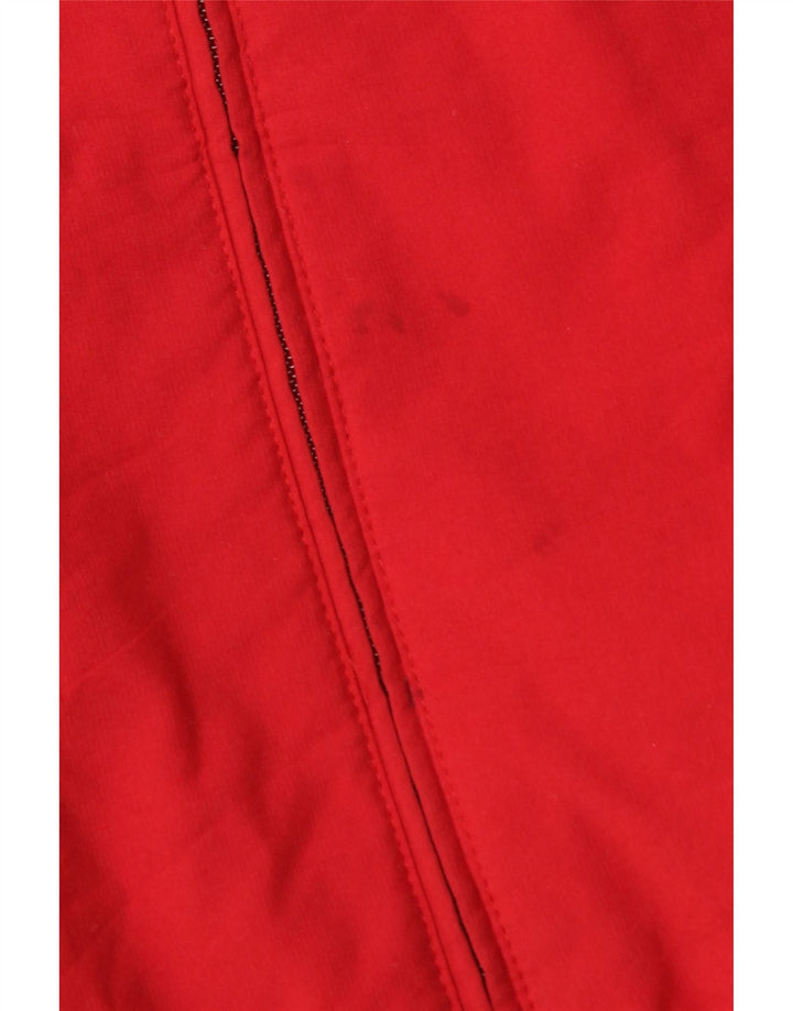 Giacca da ginnastica Nike da uomo con grafica, piccola, rossa, in poliestere color block