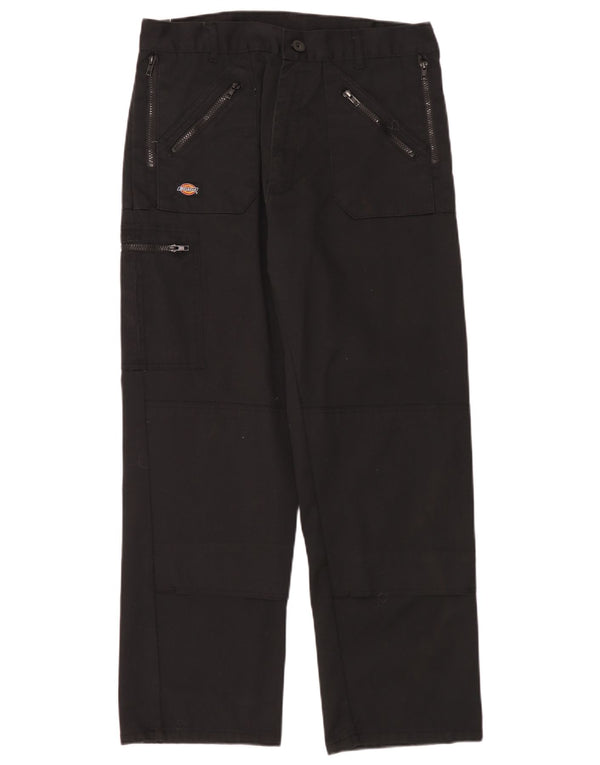 Pantaloni cargo dritti da uomo Dickies W34 L30 poliestere nero