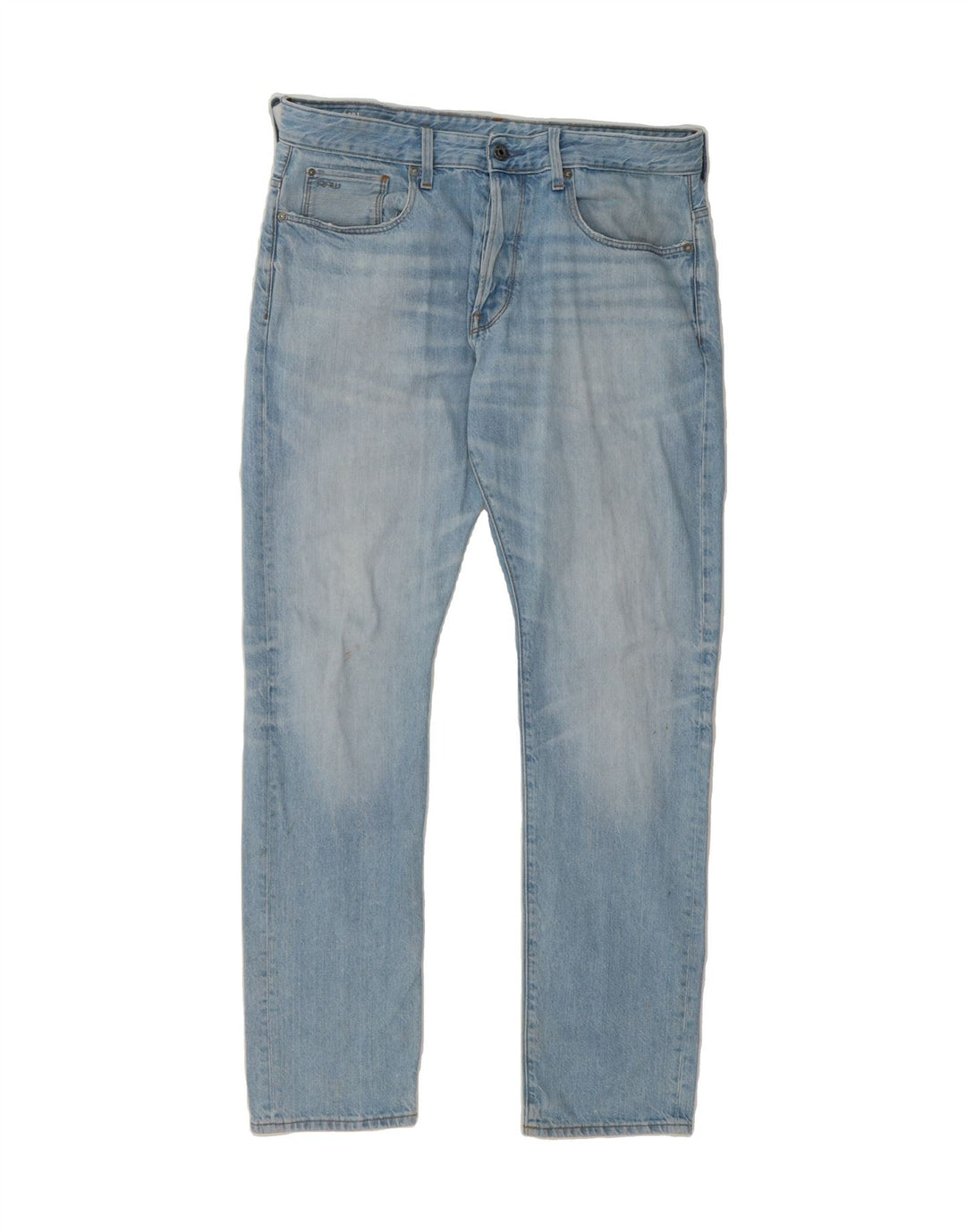 G-STAR Mens Slim Jeans W34 L32 Blue Polyester Vintage G-Star and Second-Hand G-Star from Messina Hembry 