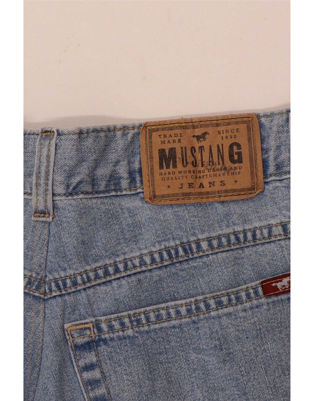 Jeans dritti da uomo Mustang W30 L30 Blu