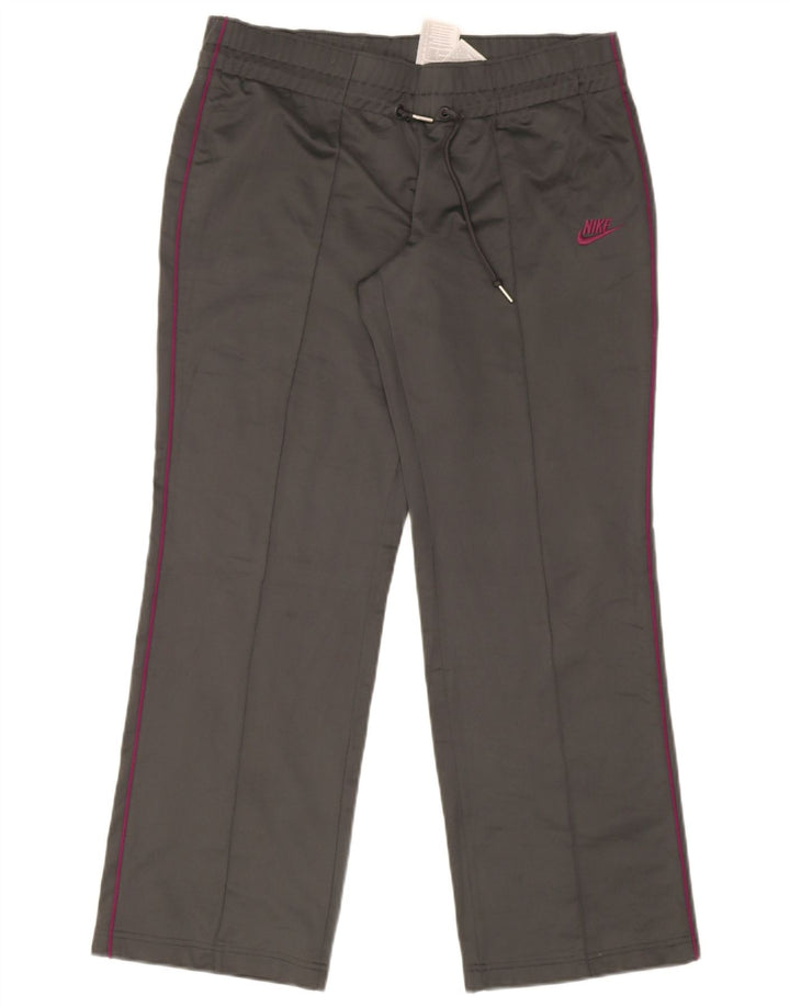 Pantaloni della tuta da donna Nike UK 10/12 Poliestere grigio medio