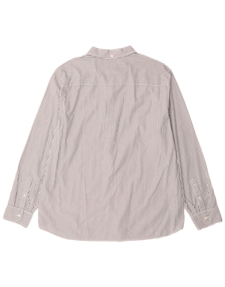 Camicia Mustang da uomo vestibilità regolare XL in cotone gessato grigio