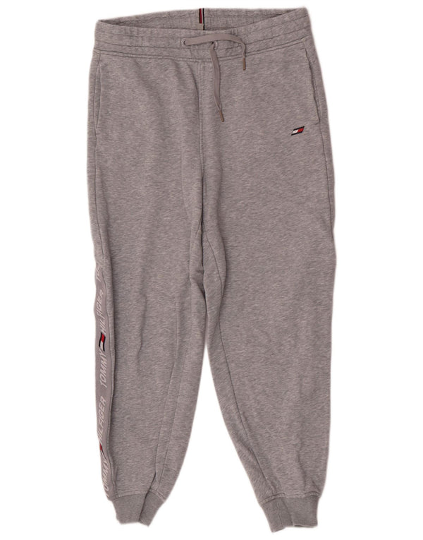 Pantaloni da tuta con grafica da uomo Tommy Hilfiger Joggers piccoli sportivi grigi