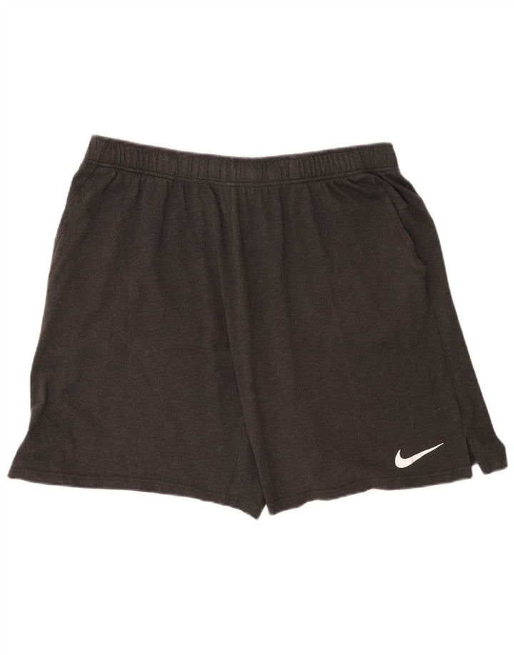 Pantaloncini sportivi Nike Dri Fit da uomo 2XL in cotone grigio