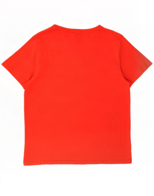 T-shirt grafica da uomo Puma XL rossa in cotone