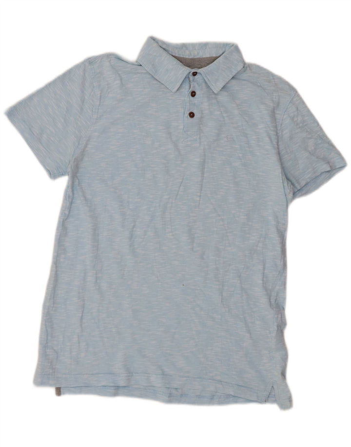 Polo Quiksilver da uomo Modern Fit in cotone chiazzato blu medio