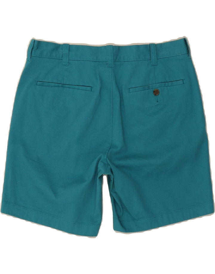 J. CREW Womens Chino Shorts W31 Medium Blue Cotton Vintage J. Crew and Second-Hand J. Crew from Messina Hembry 