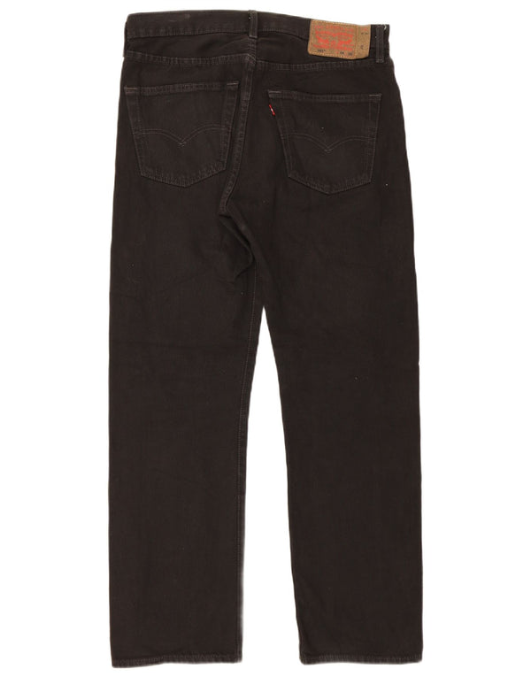 Levi's Uomo 501 Jeans dritti W34 L30 Cotone Nero
