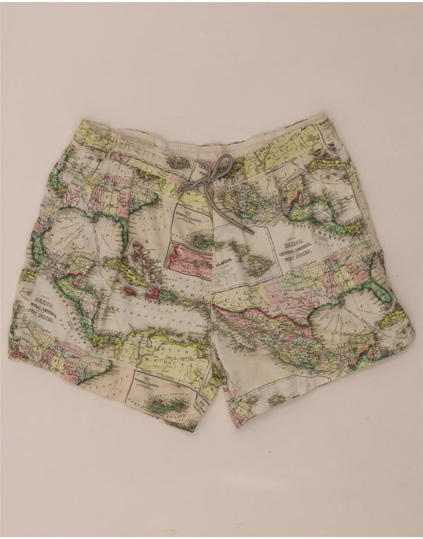 Pantaloncini da bagno da uomo con motivo astratto Saint Barth 2XL multicolore