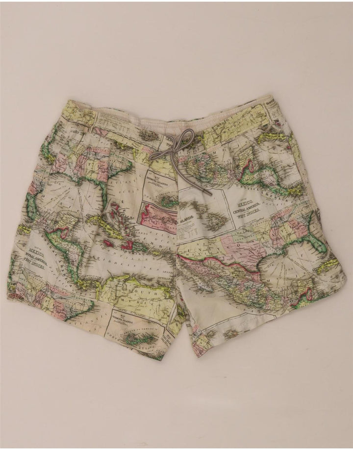 Pantaloncini da bagno da uomo con motivo astratto Saint Barth 2XL multicolore
