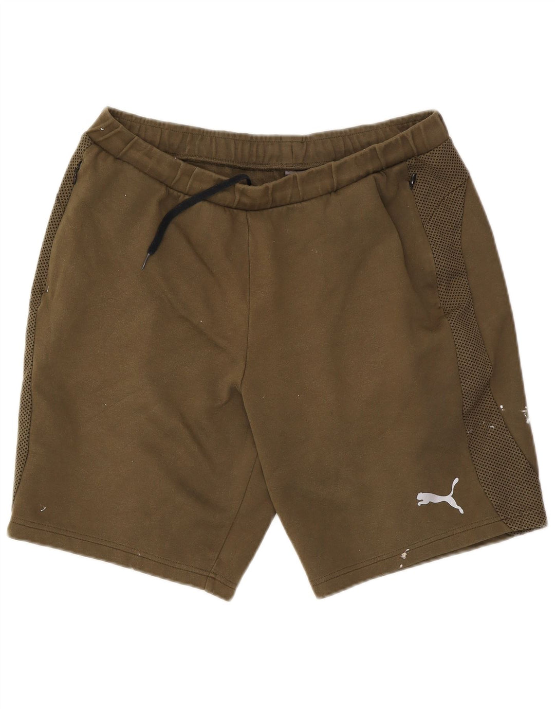 Pantaloncini sportivi da uomo Puma XL in cotone kaki