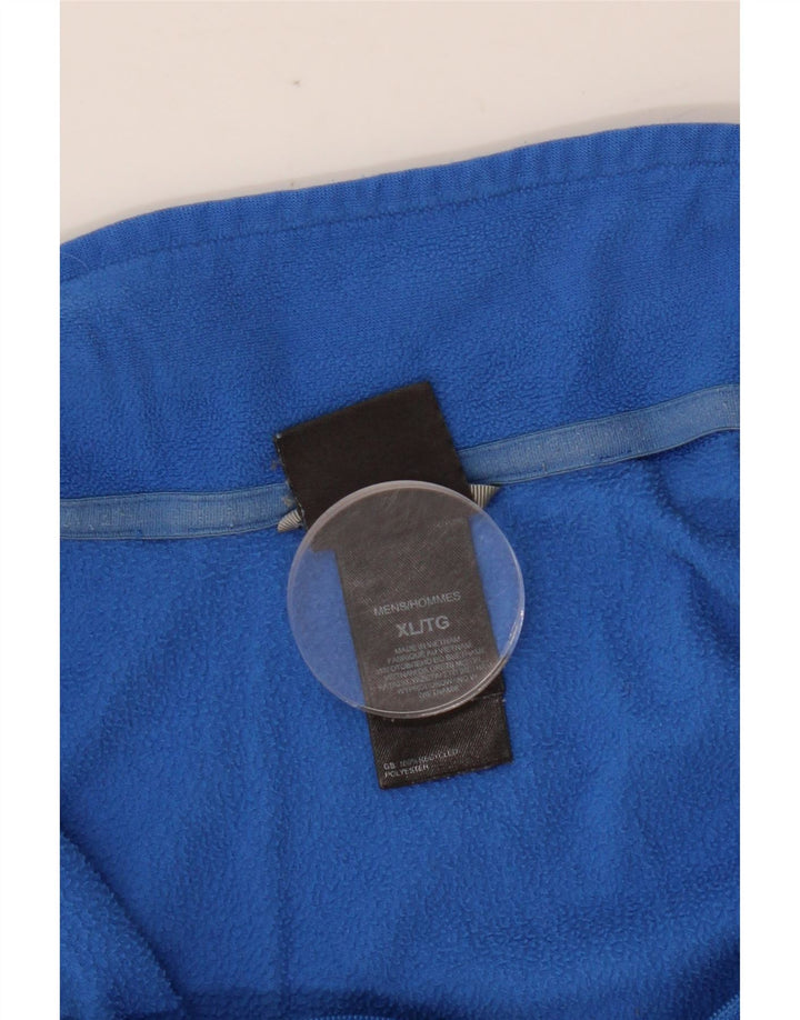 THE NORTH FACE Maglione in pile da uomo con zip e collo XL poliestere blu