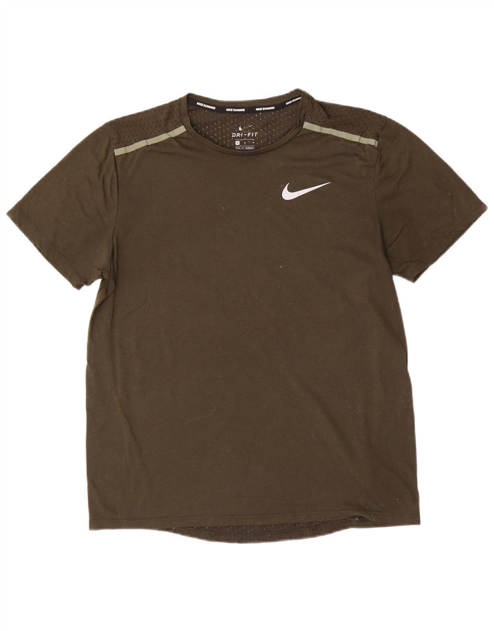 T-shirt NIKE Dri Fit da uomo, media, kaki
