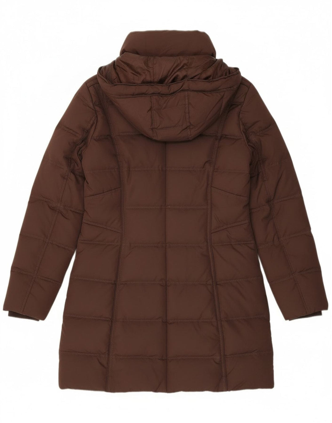 Cappotto imbottito con cappuccio da donna EDC UK 14 Poliestere marrone medio