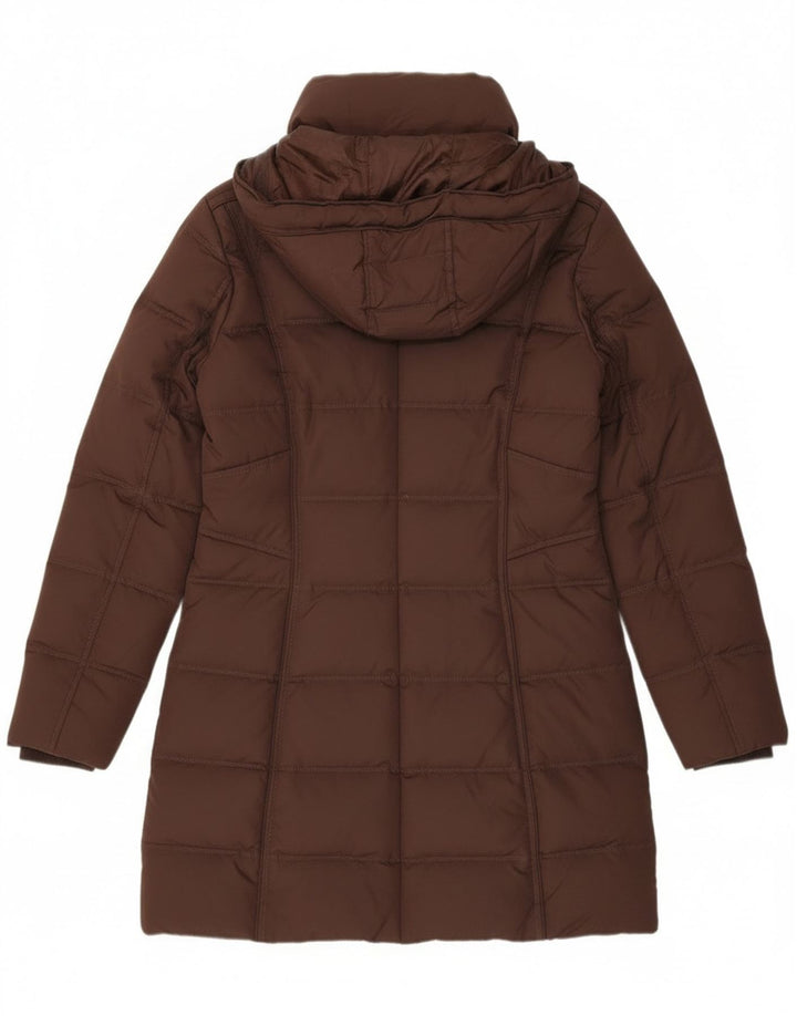 Cappotto imbottito con cappuccio da donna EDC UK 14 Poliestere marrone medio
