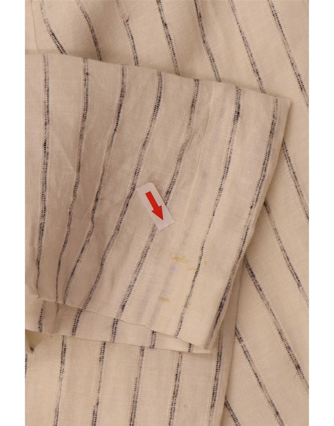Pantaloni casual da donna Marks & Spencer UK 12 medi W32 L33 bianco sporco