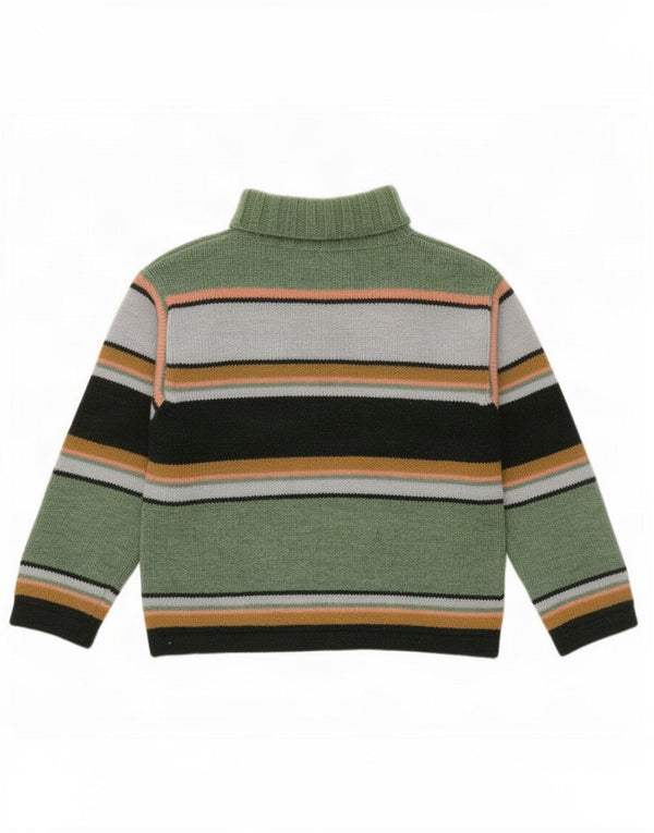 Maglione maglione a collo alto da donna Benetton UK 14 Verde medio Novità
