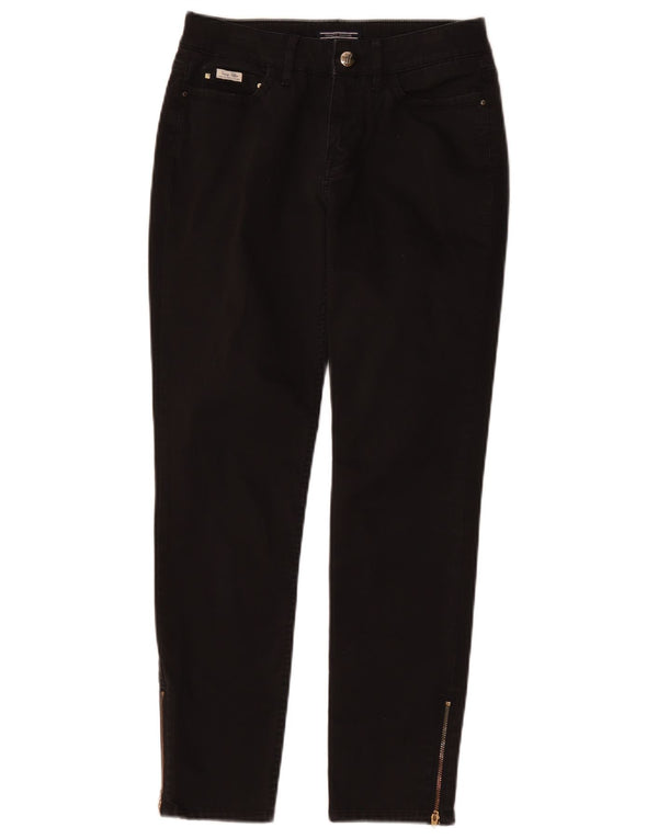 Tommy Hilfiger Jeans slim da donna UK 4 Medium W28 L27 Nero Cotone