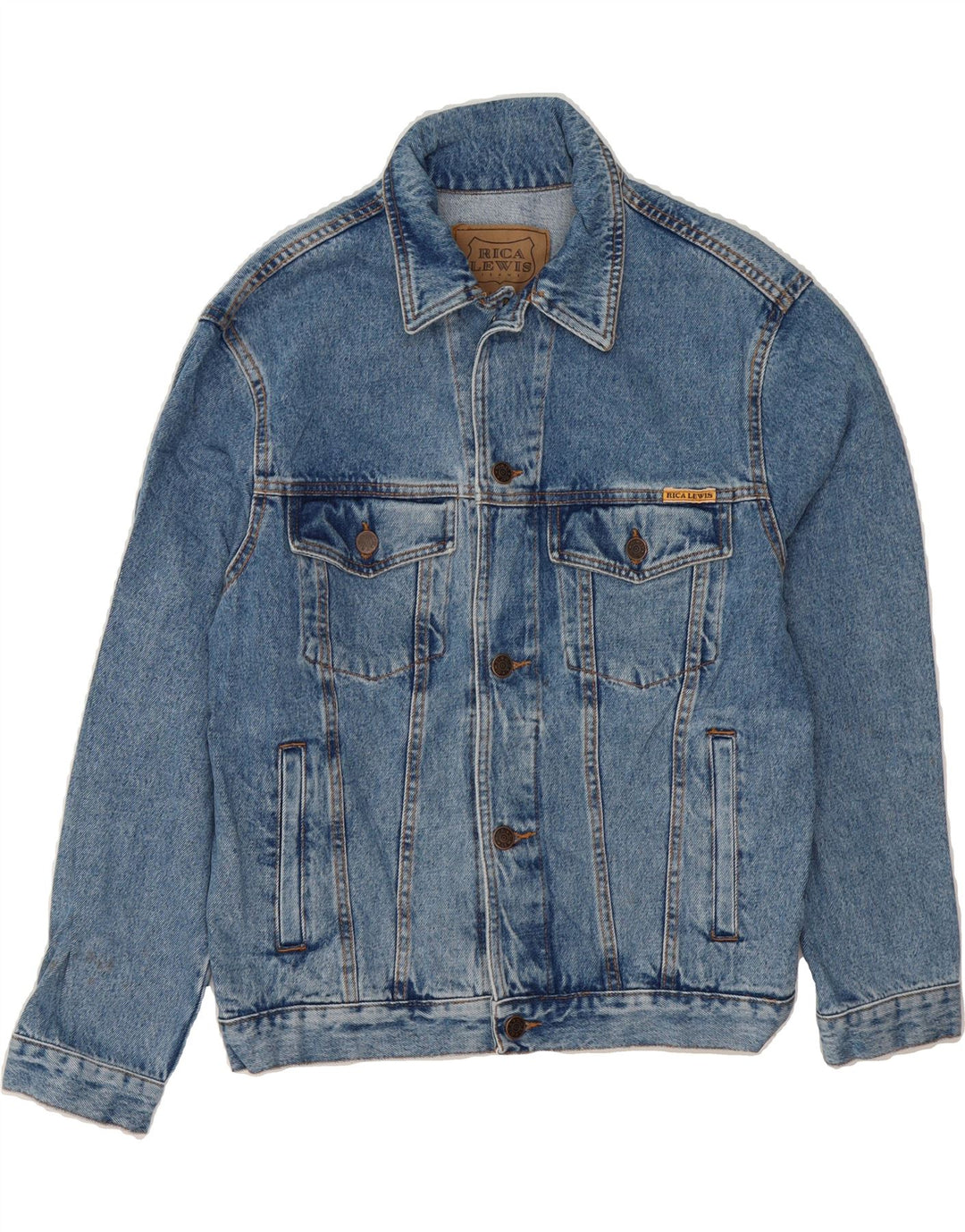 RICA LEWIS Boys Denim Jacket 13-14 Years Blue Cotton Vintage Rica Lewis and Second-Hand Rica Lewis from Messina Hembry 