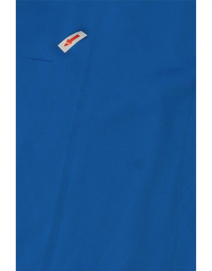 Top Adidas Climawarm da uomo a maniche lunghe in poliestere blu medio