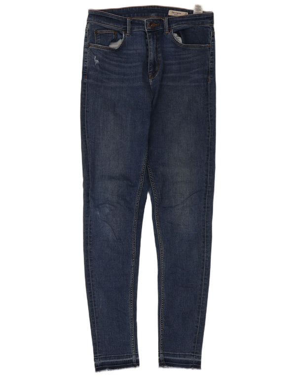 Marks & Spencer Womens The Carrie Skinny Jeans UK 12 Medium W30 L30 Blue