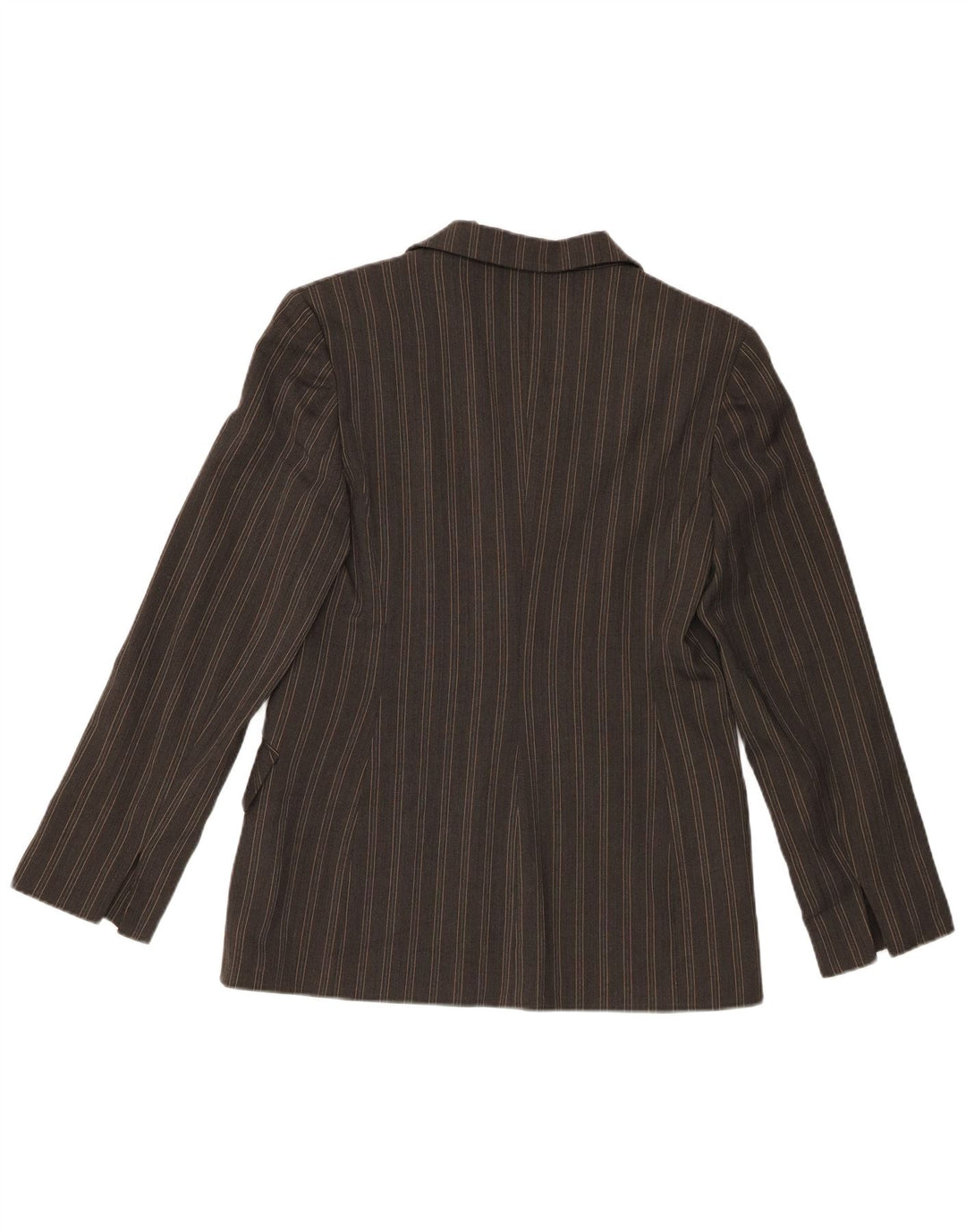 Giacca Blazer a 2 Bottoni da Donna Bianco e Blu IT 42 Grigio Medio a Righe