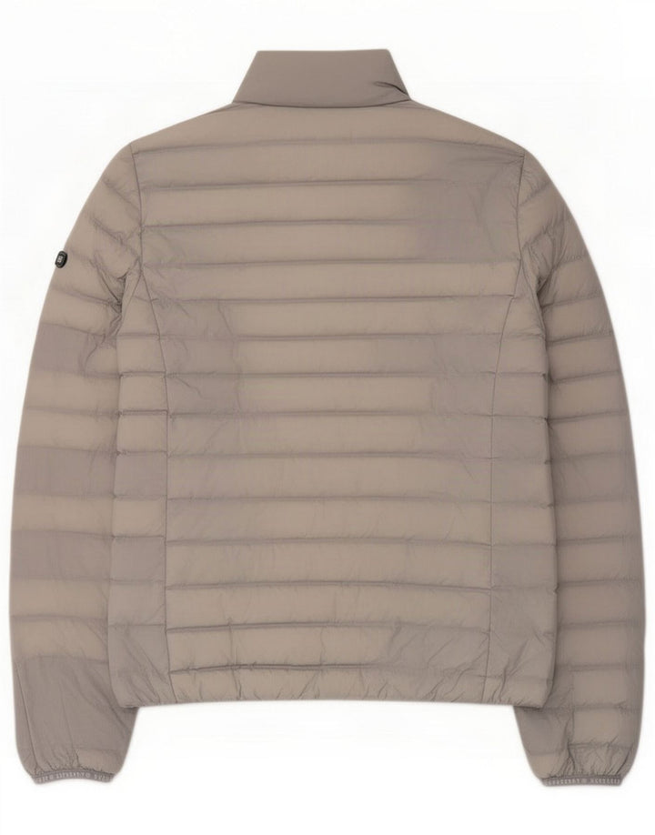 Giacca imbottita da donna Superdry UK 14 Large Grey Nylon