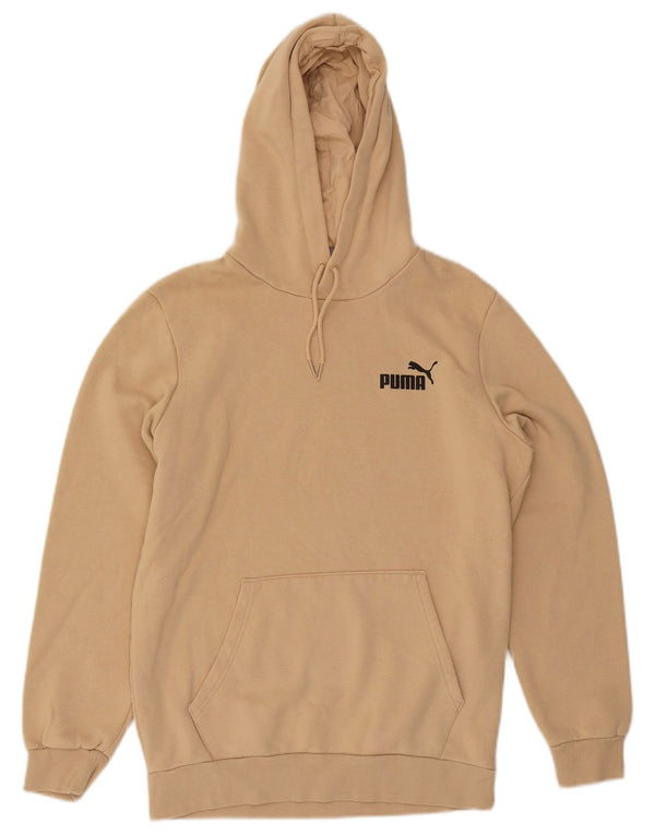 Felpa con cappuccio da uomo Puma Small Beige