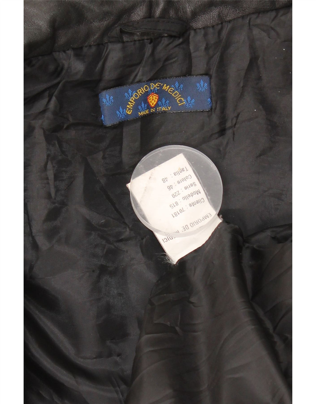 Giacca a vento vintage da donna IT 48 XL poliestere nero