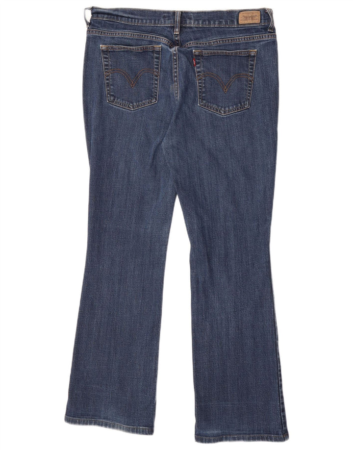 Levi's Donna 512 Bootcut Jeans US 12 Large W32 L30 Cotone Blu