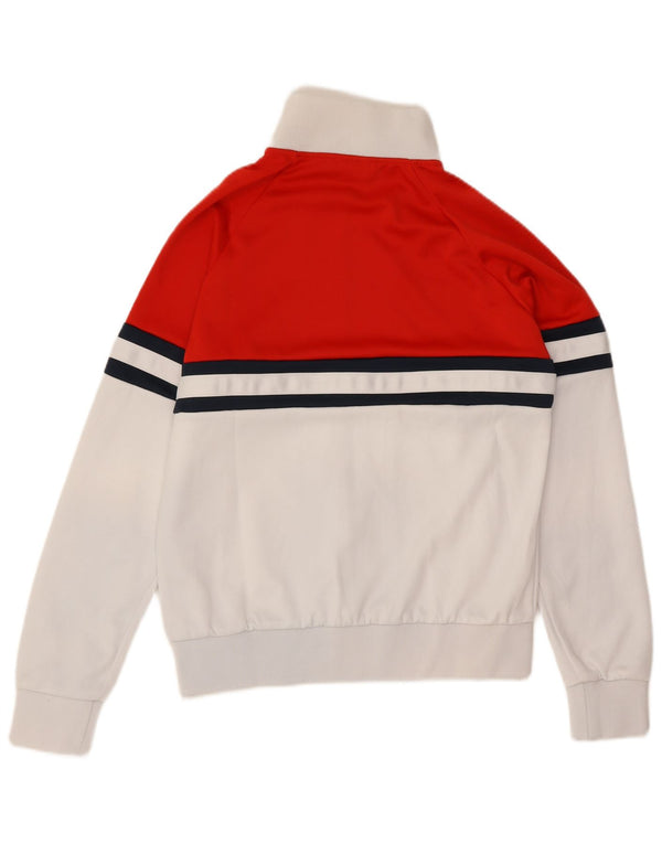 Giacca da ginnastica da uomo Ellesse piccola in poliestere color block bianco