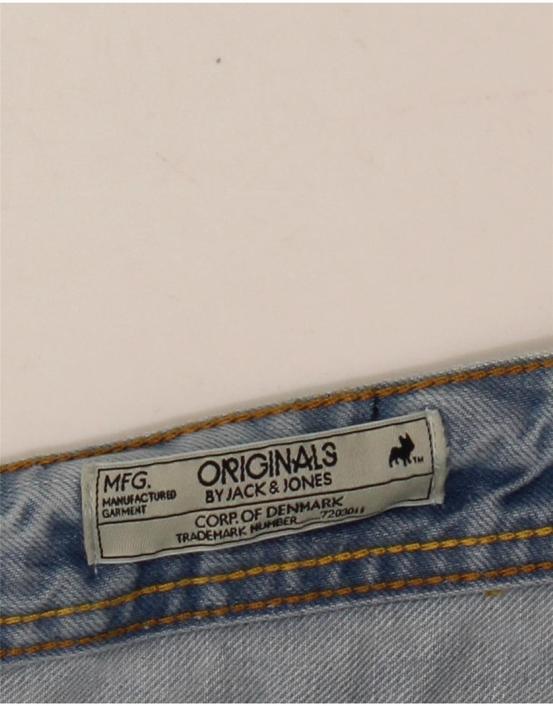 Jack & Jones Uomo Tim Distressed Jeans Slim W34 L31 Blu