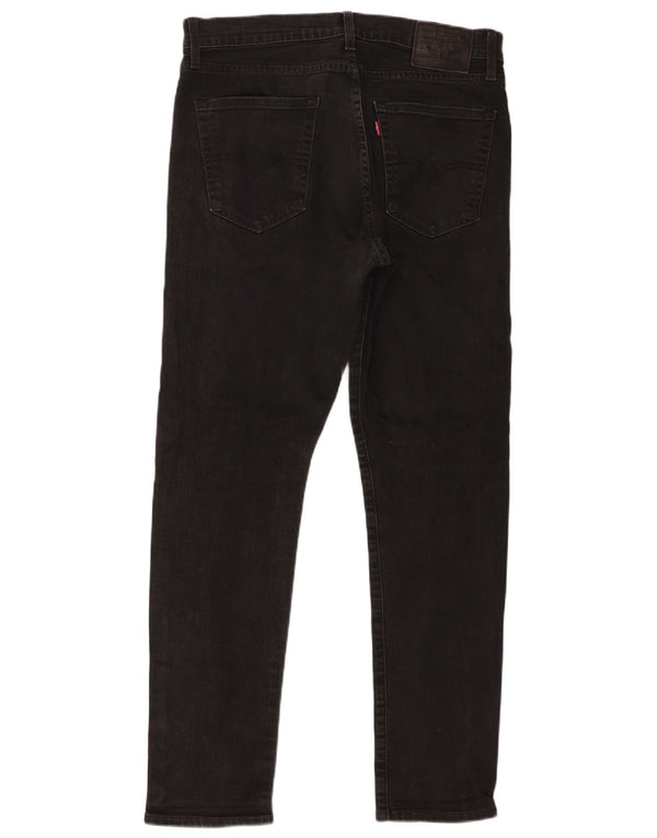 Jeans Levi's Uomo 512 Slim Tapered W34 L32 Cotone Nero