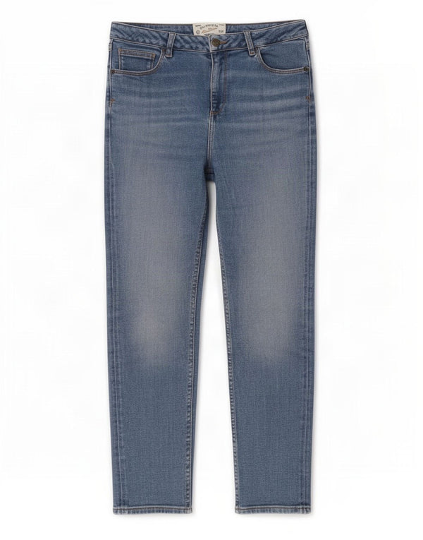Jeans Sway Slim da donna Fat Face UK 12 Medio W30 L27 Cotone blu