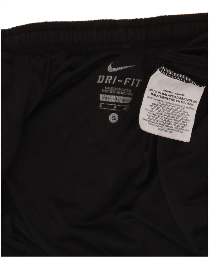 Pantaloncini sportivi Nike da donna Dri Fit UK 8 piccoli poliestere nero